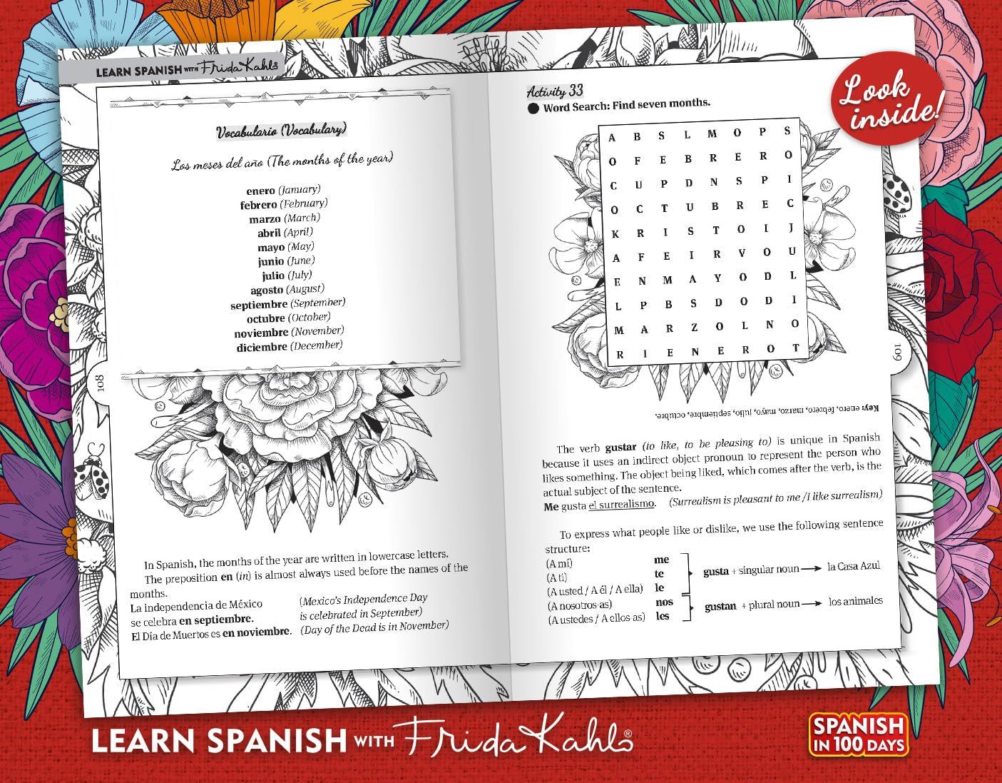 Learn Spanish with Frida Kahlo (Spanish in 100 Days)