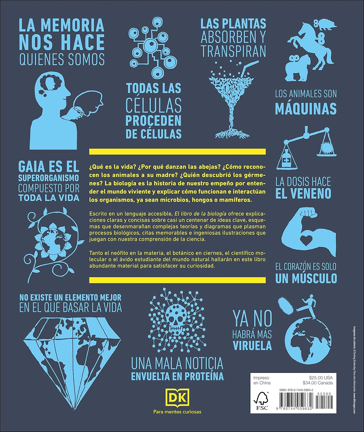 El Libro De La Biología (The Biology Book) (DK Big Ideas) (Spanish Edition)