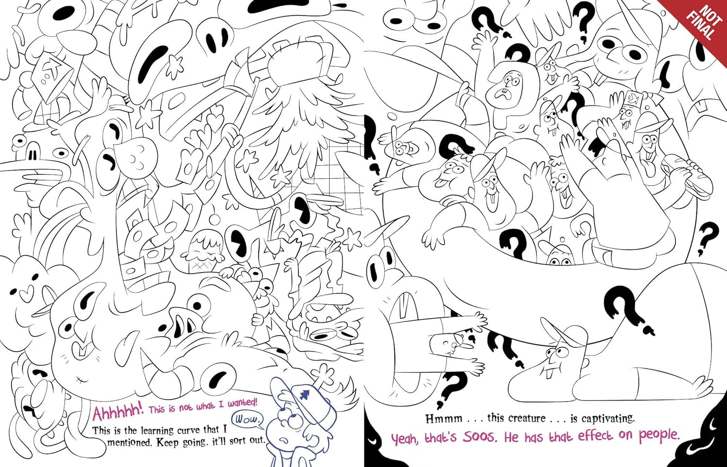 Gravity Falls: Don'T Color This Book!: It'S Cursed!