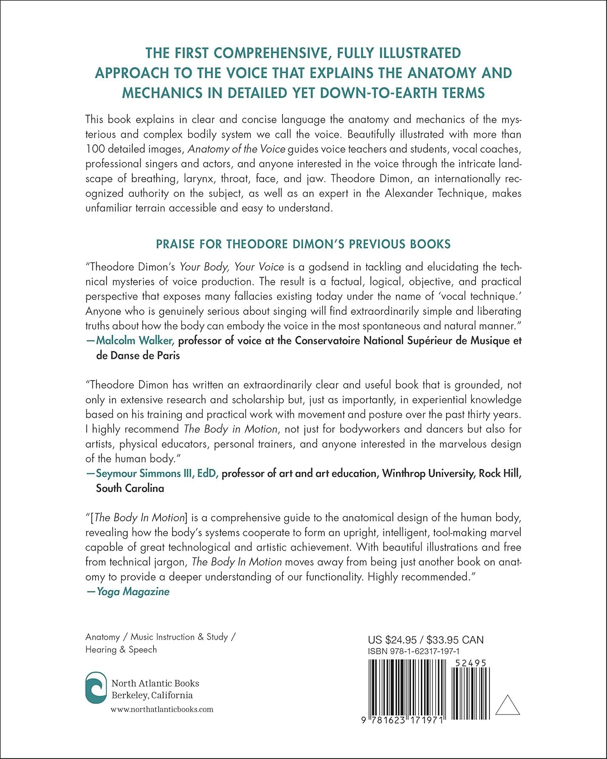 Anatomy of the Voice: an Illustrated Guide for Singers, Vocal Coaches, and Speech Therapists