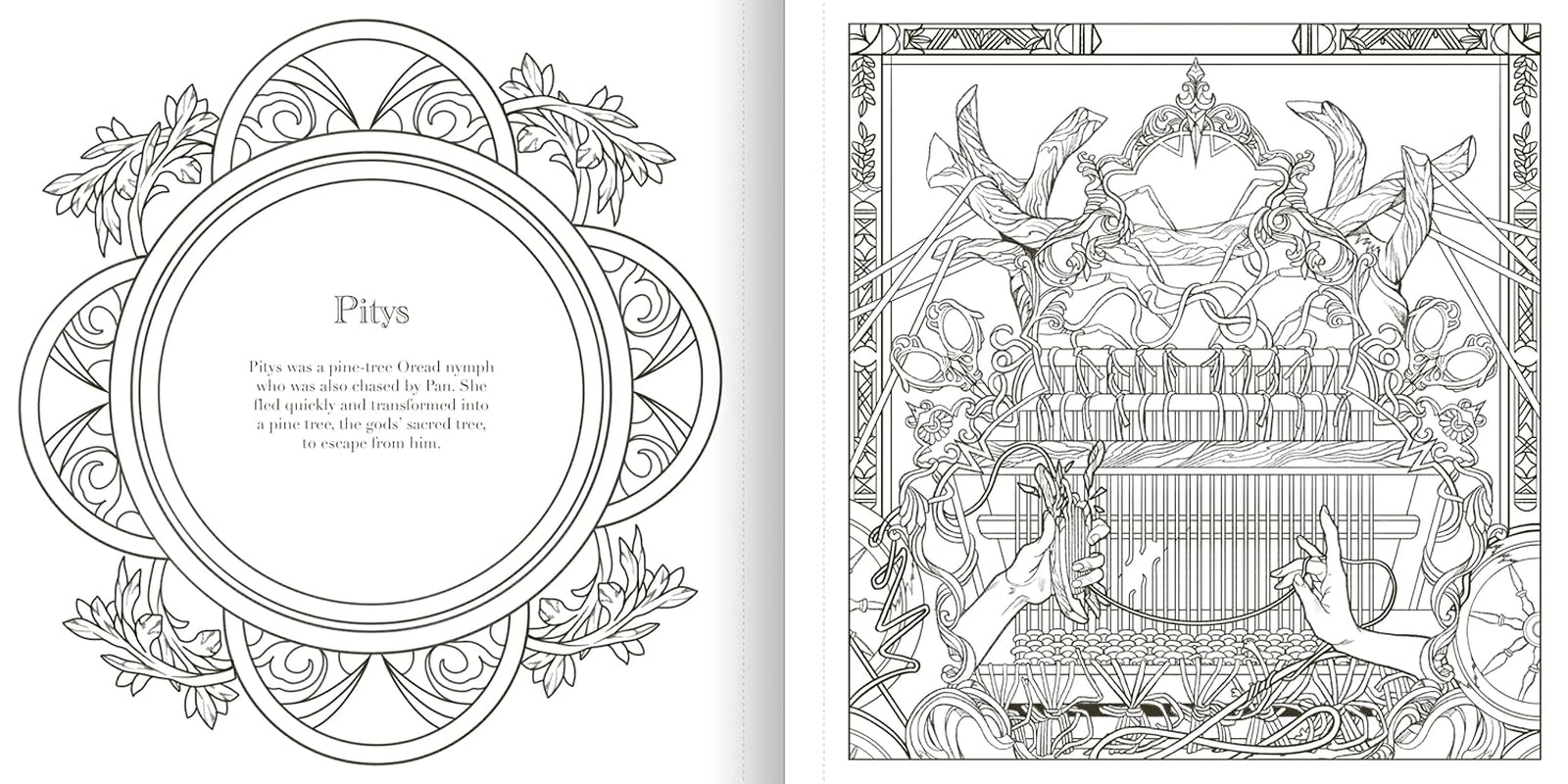 The Greek Mythology Coloring Book: Epic Scenes from Olympus and Beyond