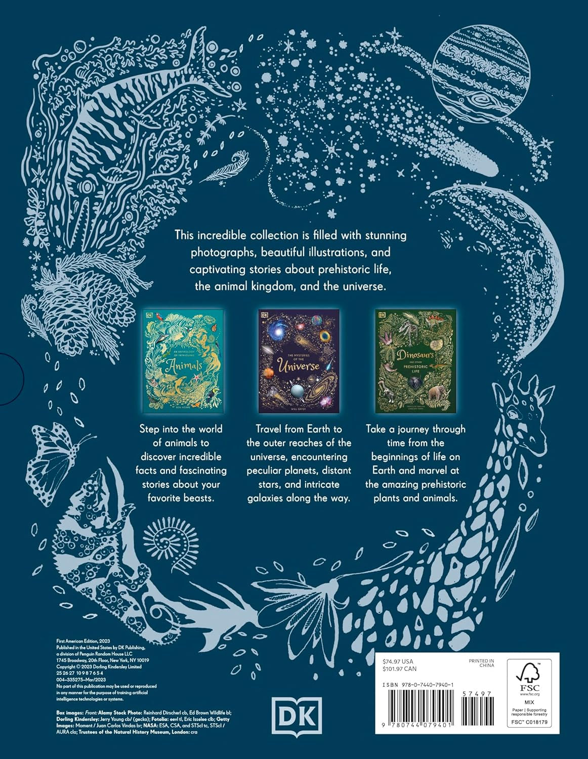 Children'S Anthologies Collection: 3-Book Box Set for Kids Ages 6-8, Featuring 300+ Animal, Dinosaur, and Space Topics (DK Children'S Anthologies)