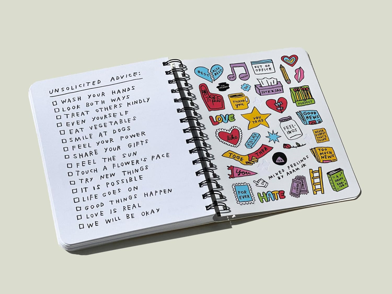 Unsolicited Advice Planner: Undated 52 Week Planner