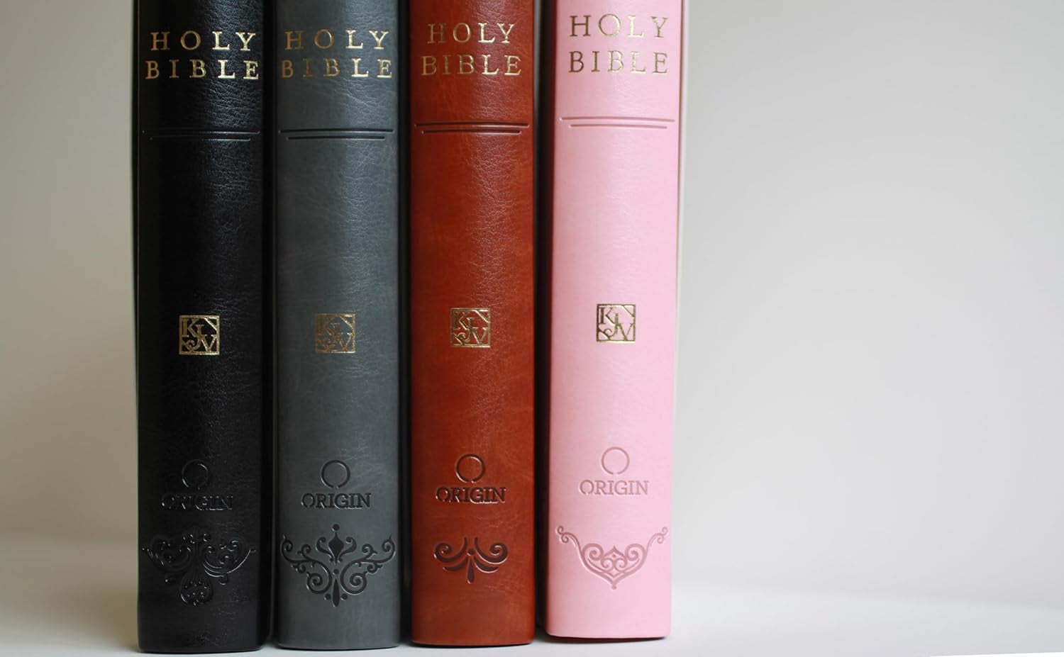 KJV Holy Bible, Giant Print Thinline Large Format, Pink Premium Imitation Leather with Ribbon Marker, Red Letter, and Thumb Index (KJV Large Size Giant Print Editions)
