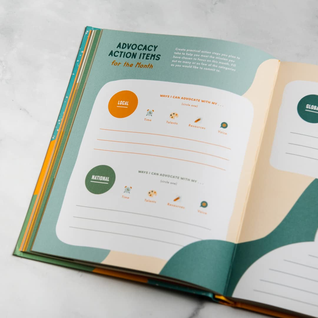 Be the Difference Monthly Planner: Serve Others and Change the World: a Guided Journal