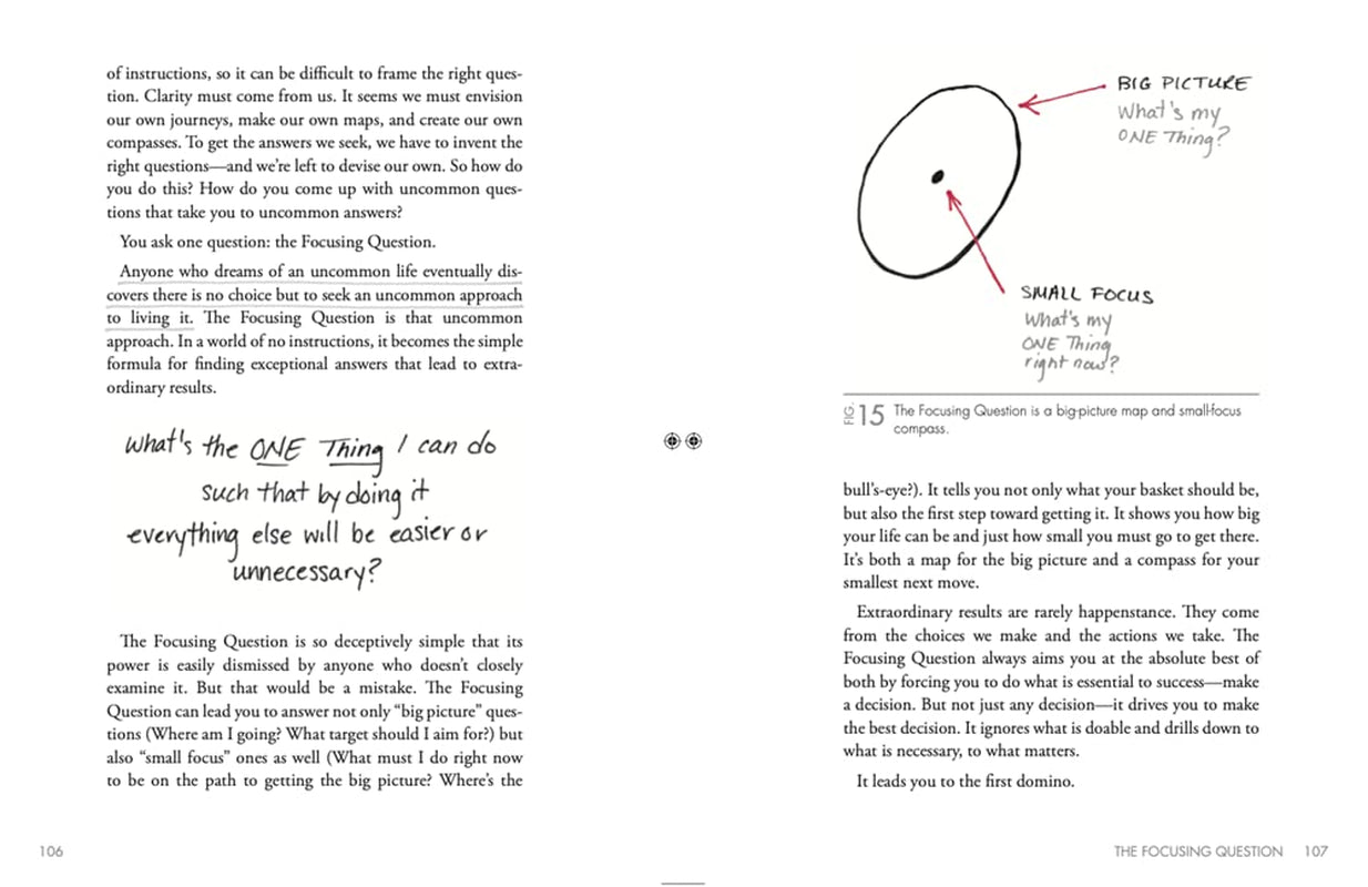 The ONE Thing: the Surprisingly Simple Truth about Extraordinary Results