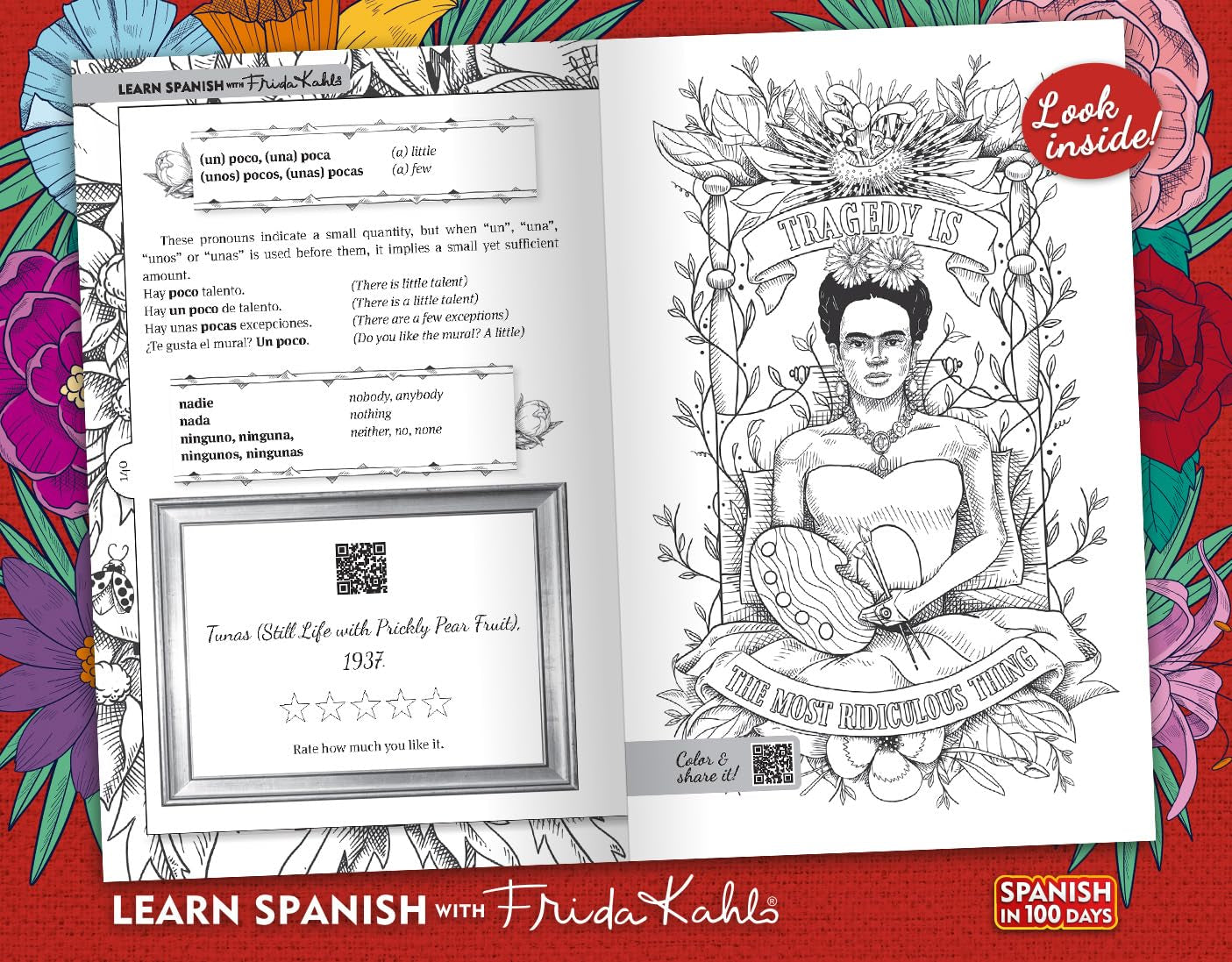 Learn Spanish with Frida Kahlo (Spanish in 100 Days)
