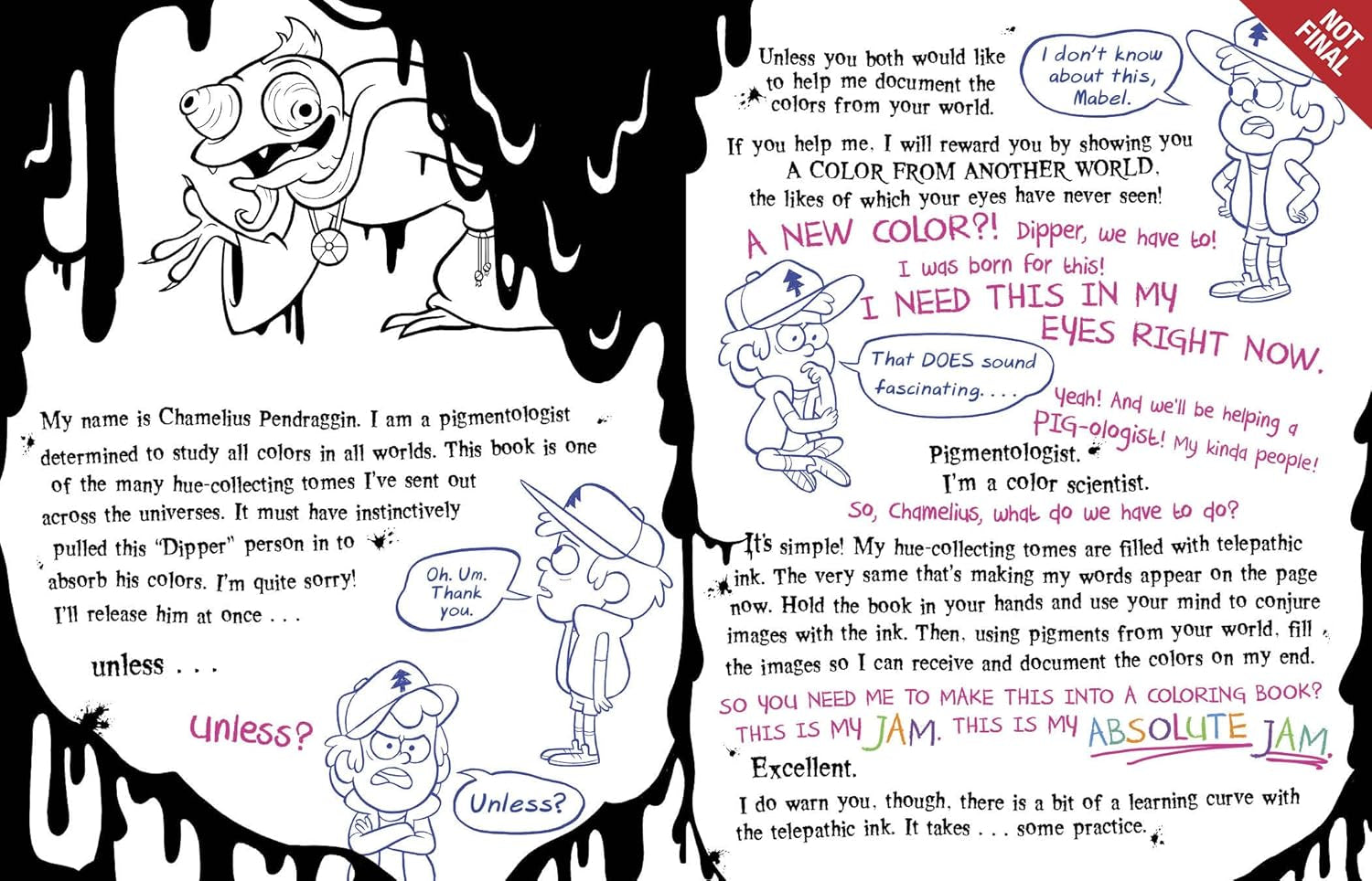 Gravity Falls: Don'T Color This Book!: It'S Cursed!
