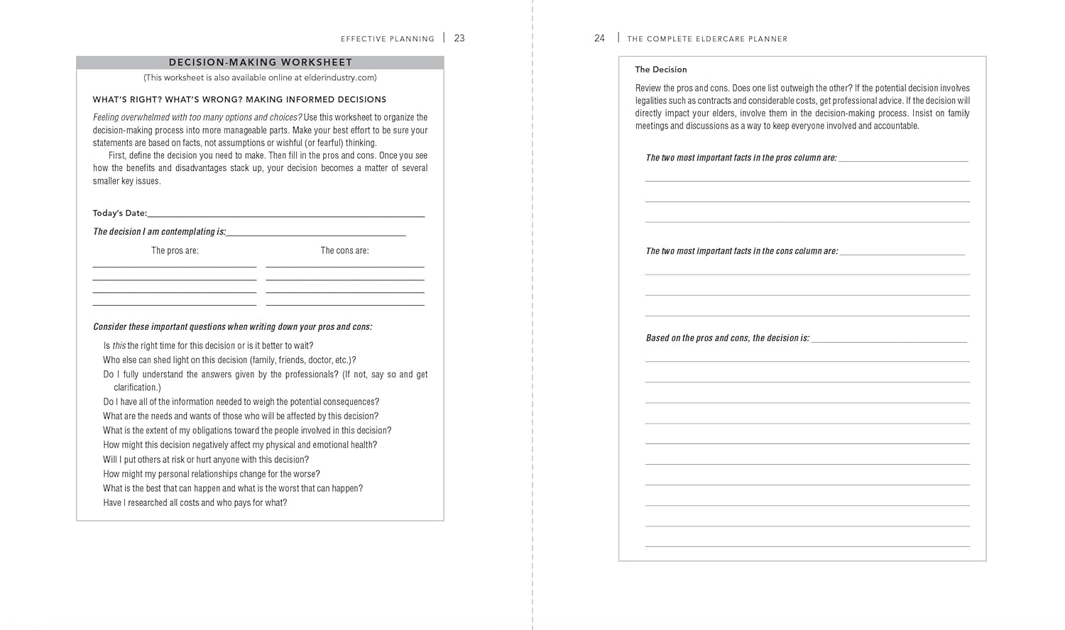 The Complete Eldercare Planner, Revised and Updated 4Th Edition: Where to Start, Which Questions to Ask, and How to Find Help
