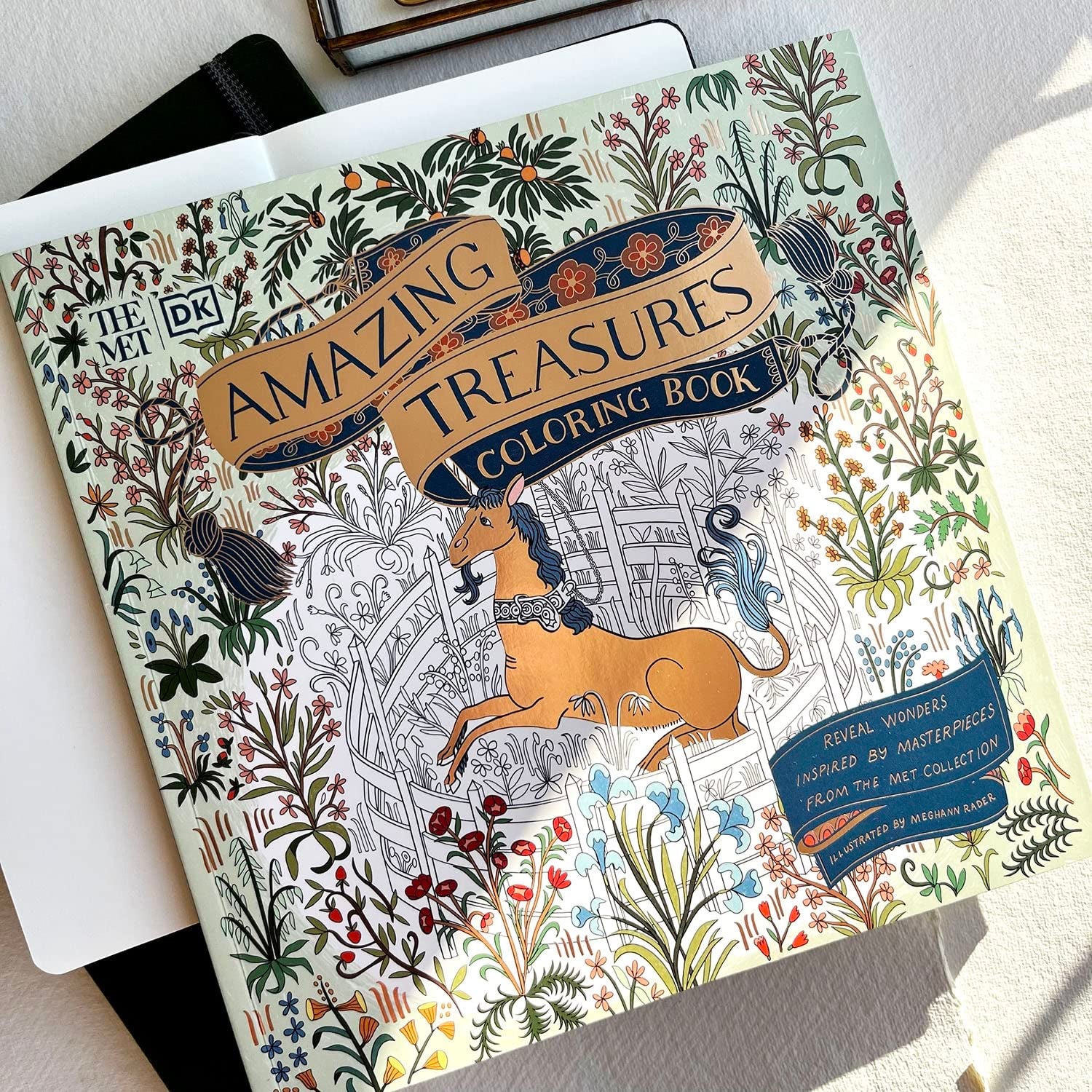 The Met Amazing Treasures Coloring Book: Reveal Wonders Inspired by Masterpieces from the Met Collection (DK the Met)