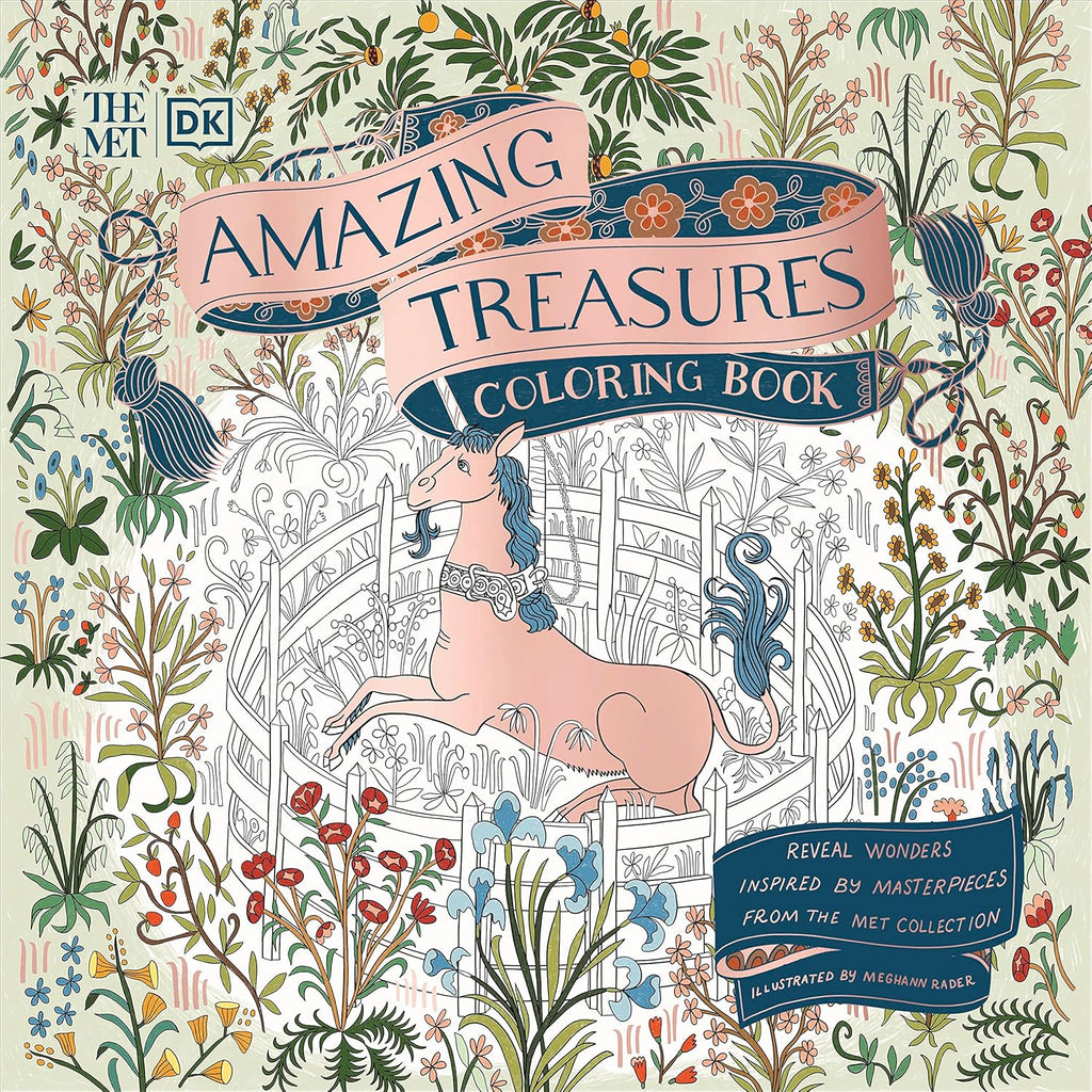 The Met Amazing Treasures Coloring Book: Reveal Wonders Inspired by Masterpieces from the Met Collection (DK the Met)