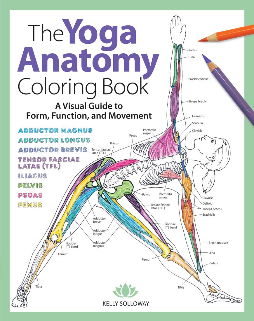 Yoga Anatomy Coloring Book: a Visual Guide to Form, Function, and Movement - an Educational Anatomy Coloring Book for Medical Students, Yoga ... & Adults (Volume 1) (Anatomy Coloring Books)
