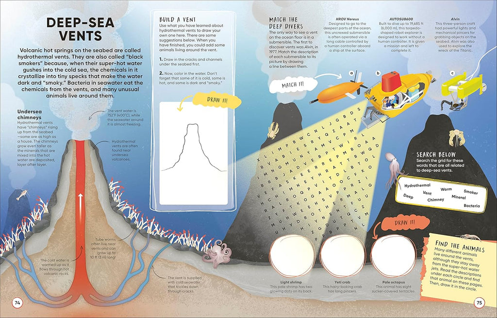 Volcanoes and Earthquakes: More than 100 Brain-Boosting Activities That Make Learning Easy and Fun (DK Active Learning)
