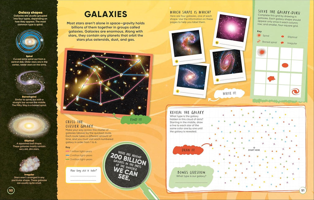 Brain Booster Stars and Planets: over 100 Mind-Boggling Activities That Make Learning Easy and Fun (DK Brain Booster)