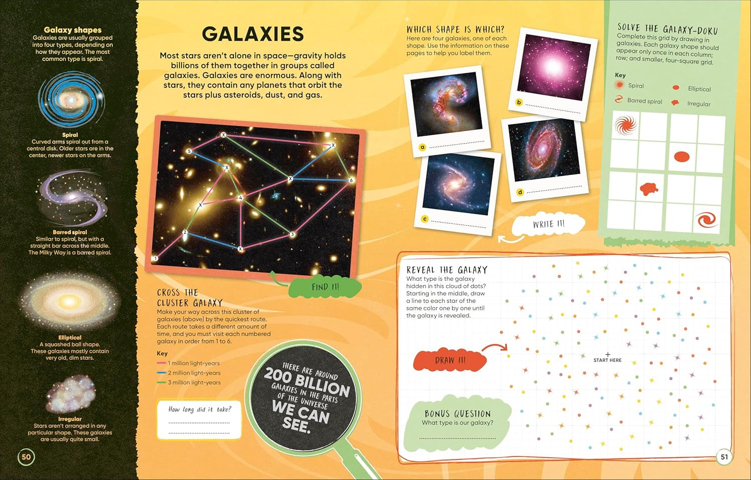 Brain Booster Stars and Planets: over 100 Mind-Boggling Activities That Make Learning Easy and Fun (DK Brain Booster)