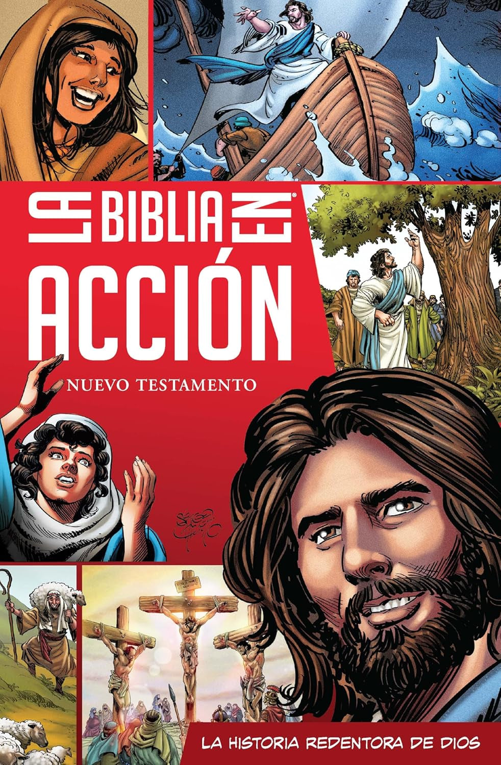 La Biblia En Acción Nuevo Testamento: the Action Bible Spanish Edition NT