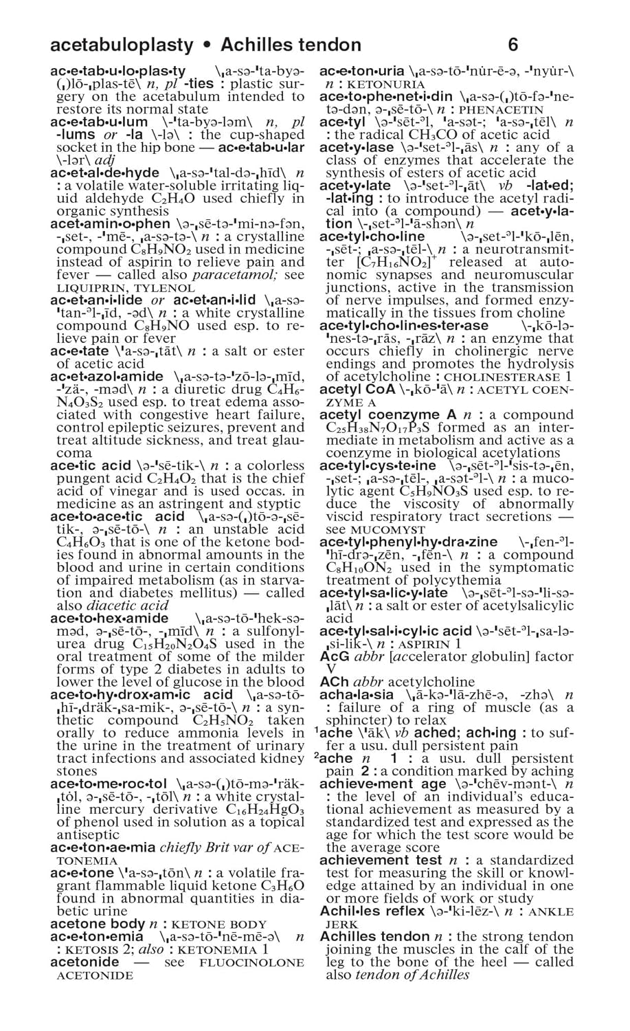 Merriam-Webster'S Medical Dictionary, Newest Edition, Mass-Market Paperback