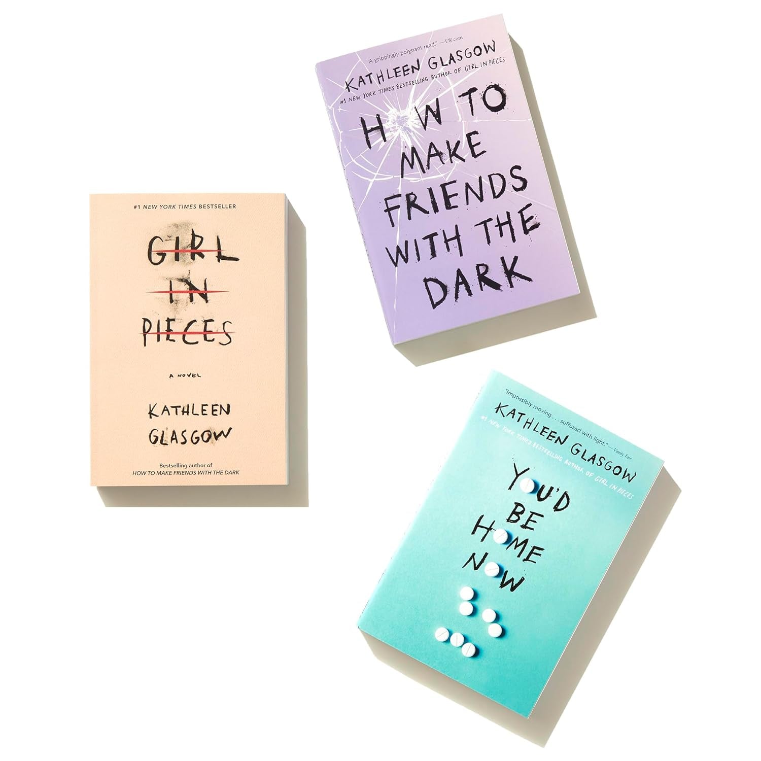 Kathleen Glasgow Three-Book Boxed Set: Girl in Pieces; How to Make Friends with the Dark; You'D Be Home Now