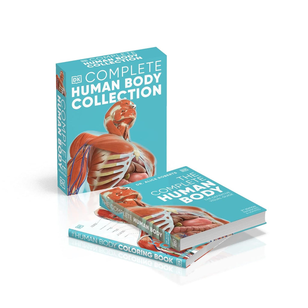 The Complete Human Body Collection: 2-Book Box Set - Human Body Reference Guide and Anatomy Coloring Book (DK Human Body Guides)