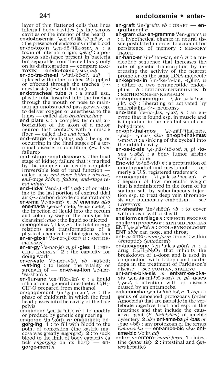 Merriam-Webster'S Medical Dictionary, Newest Edition, Mass-Market Paperback