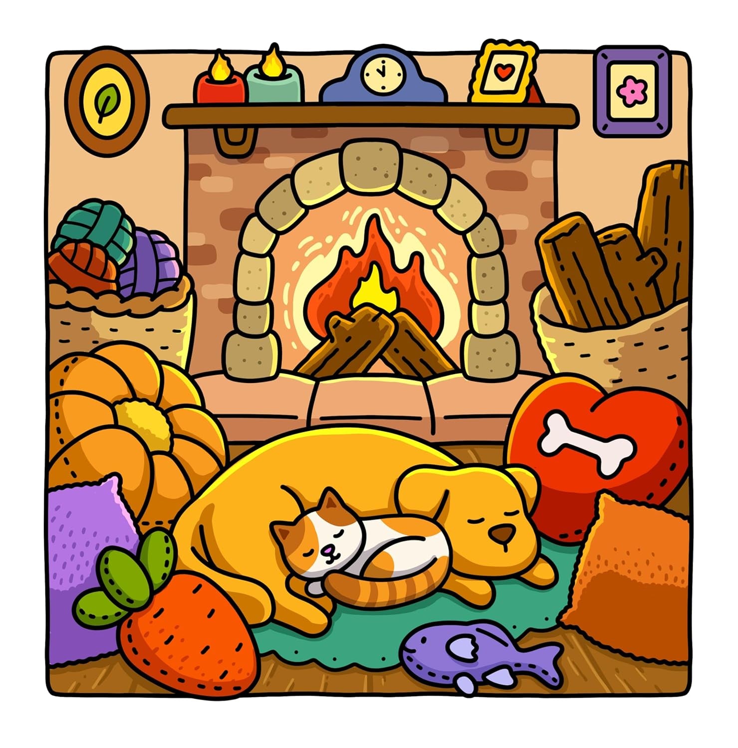 Cat Moments: Meow Life Coloring Book for Adults and Teens (Cat & Dog Coloring Book)