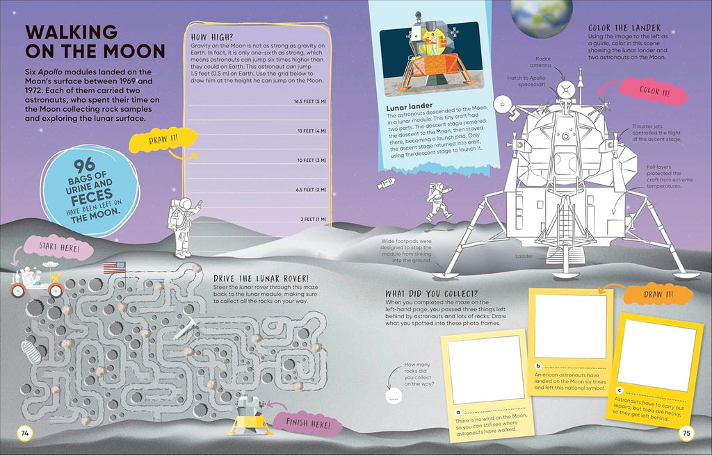 Brain Booster Stars and Planets: over 100 Mind-Boggling Activities That Make Learning Easy and Fun (DK Brain Booster)