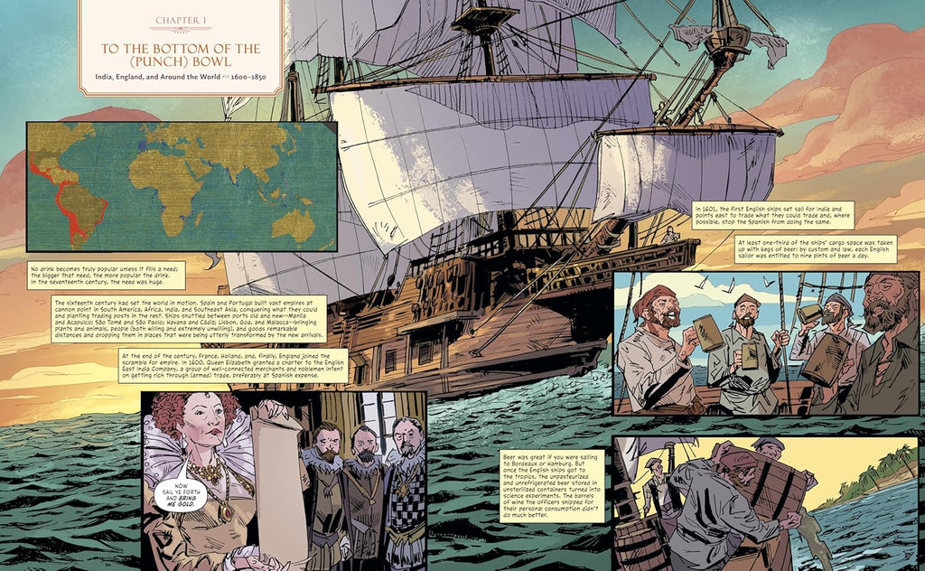 The Comic Book History of the Cocktail: Five Centuries of Mixing Drinks and Carrying On