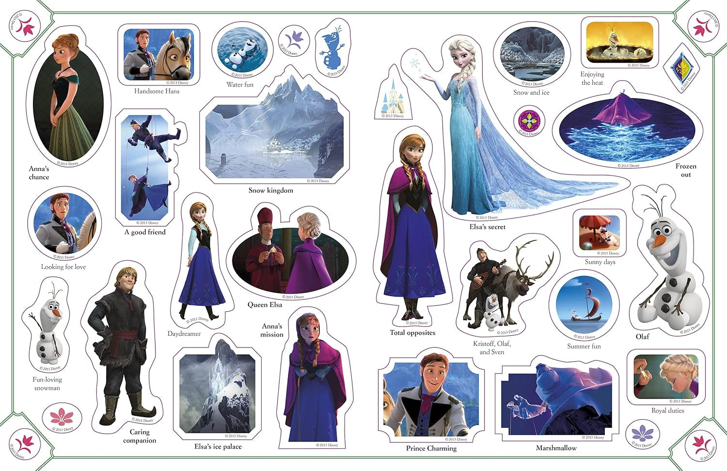 Ultimate Sticker Book: Frozen: More than 60 Reusable Full-Color Stickers