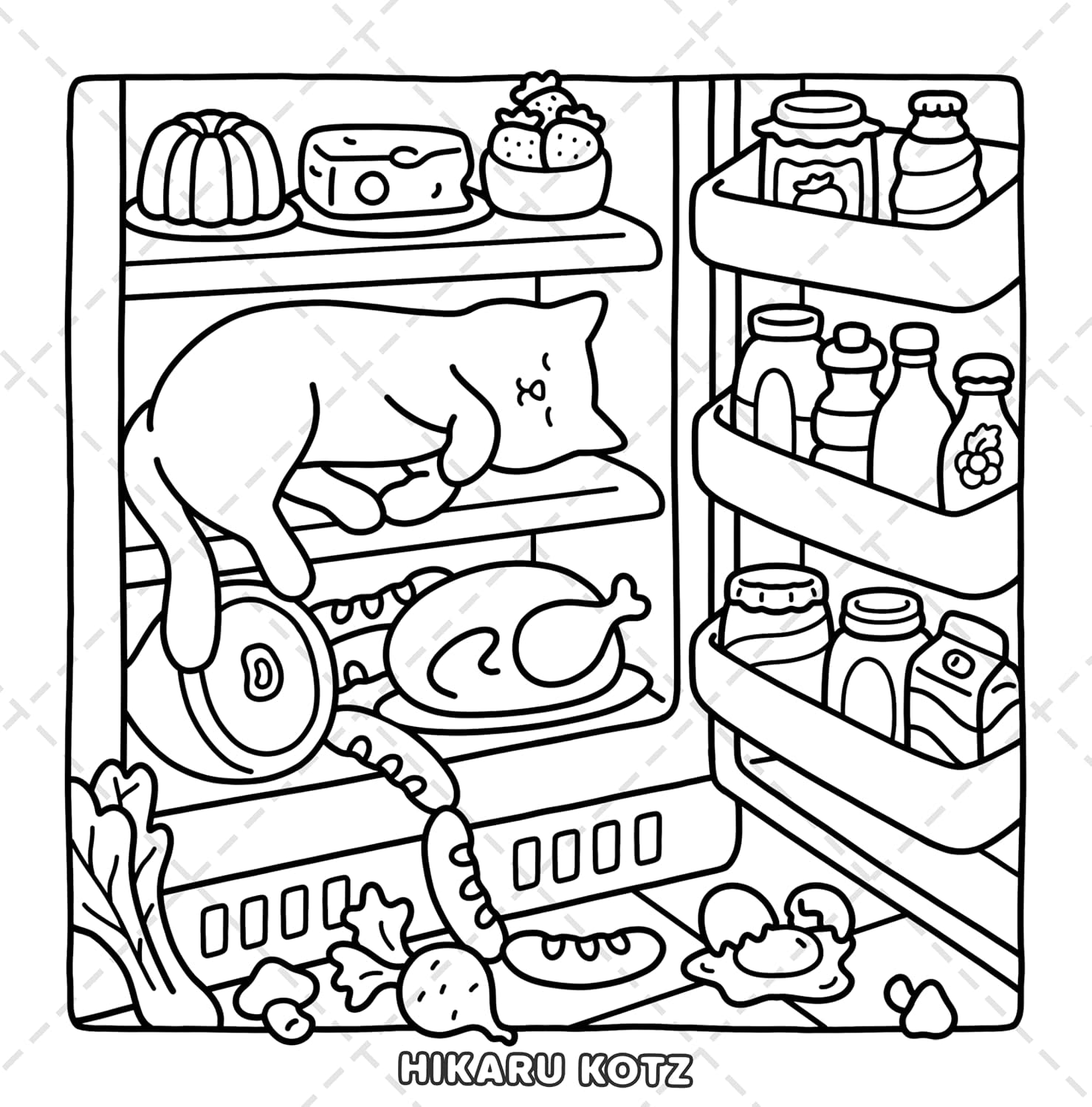 Cat Moments: Meow Life Coloring Book for Adults and Teens (Cat & Dog Coloring Book)