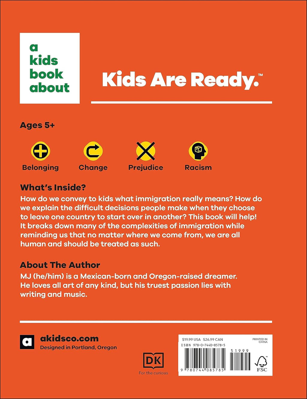A Kids Book about Immigration