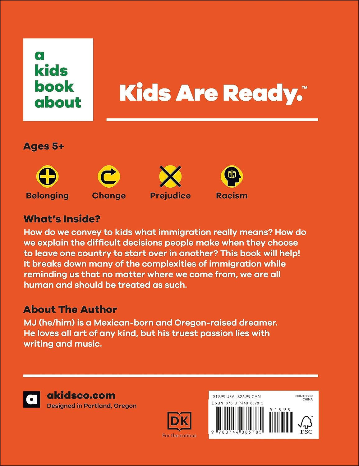 A Kids Book about Immigration