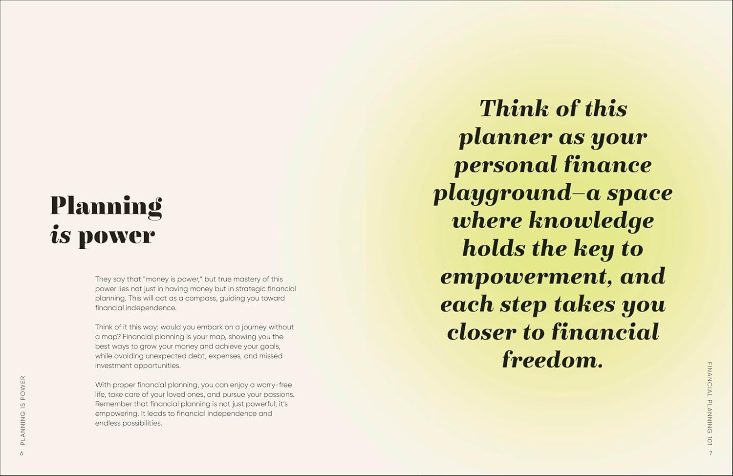 Your Financial Planner: Review, Plan, Reflect
