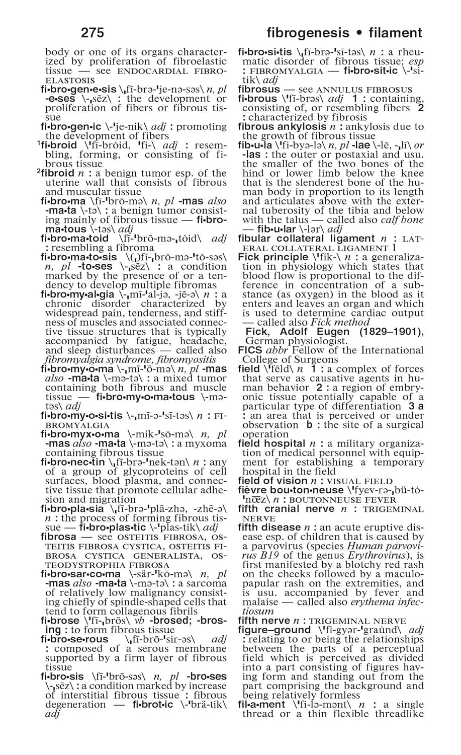 Merriam-Webster'S Medical Dictionary, Newest Edition, Mass-Market Paperback