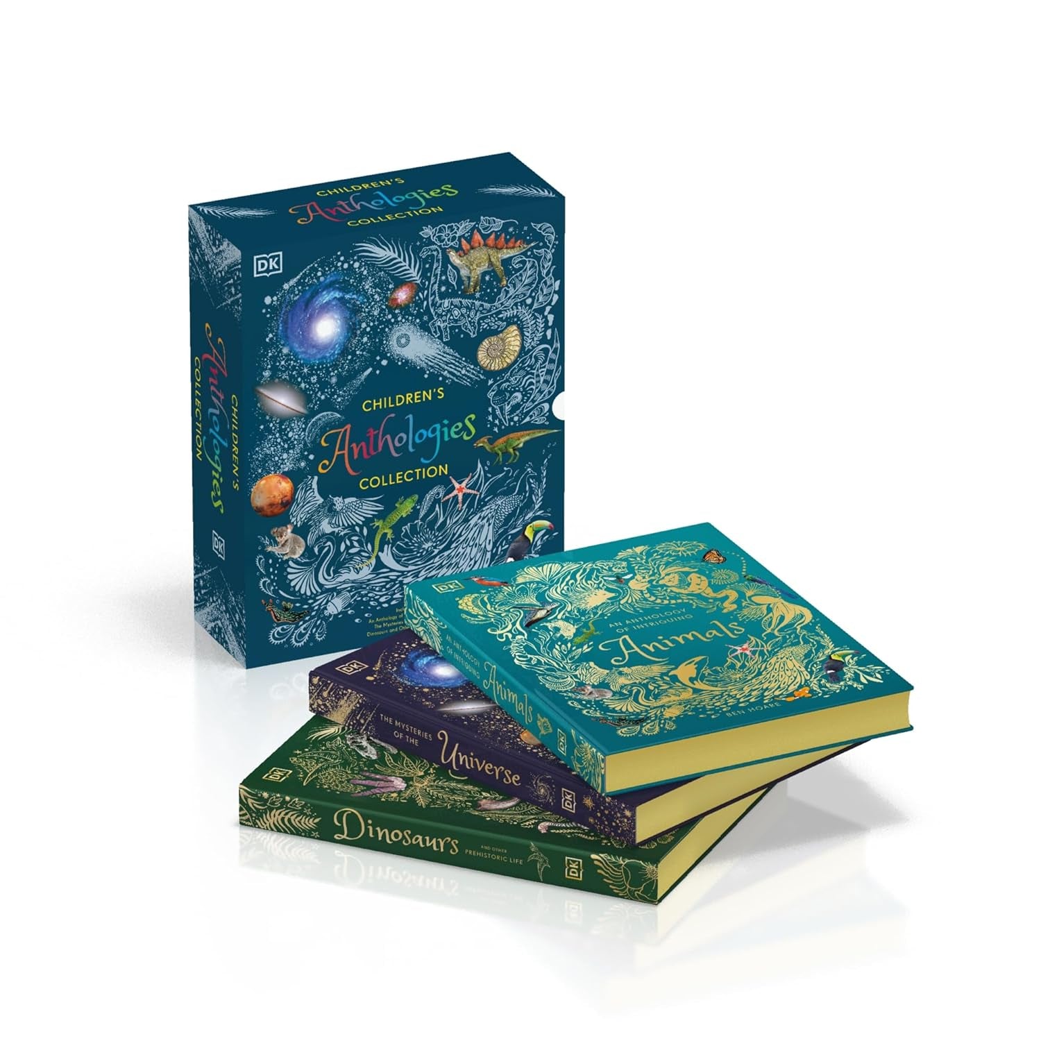 Children'S Anthologies Collection: 3-Book Box Set for Kids Ages 6-8, Featuring 300+ Animal, Dinosaur, and Space Topics (DK Children'S Anthologies)