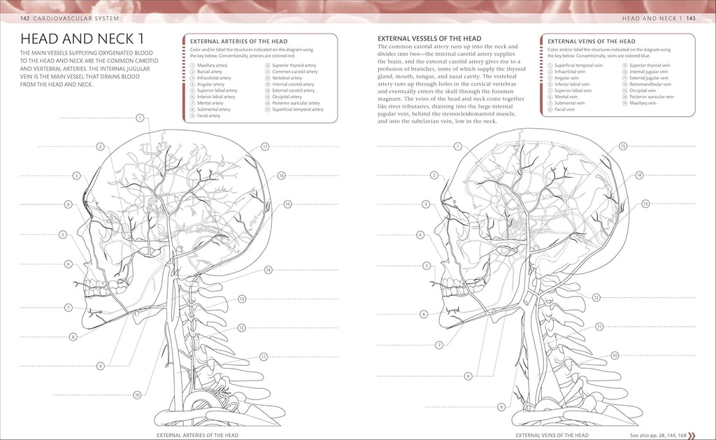 The Human Body Coloring Book: the Ultimate Anatomy Study Guide, Second Edition (DK Human Body Guides)