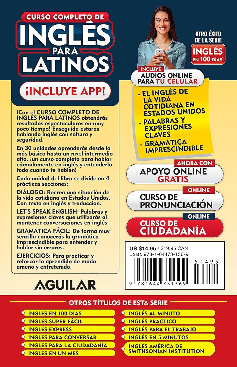 Inglés En 100 Días. Inglés Para Latinos. Nueva Edición / English in 100 Days. the Latino'S Complete English Course (Spanish Edition)