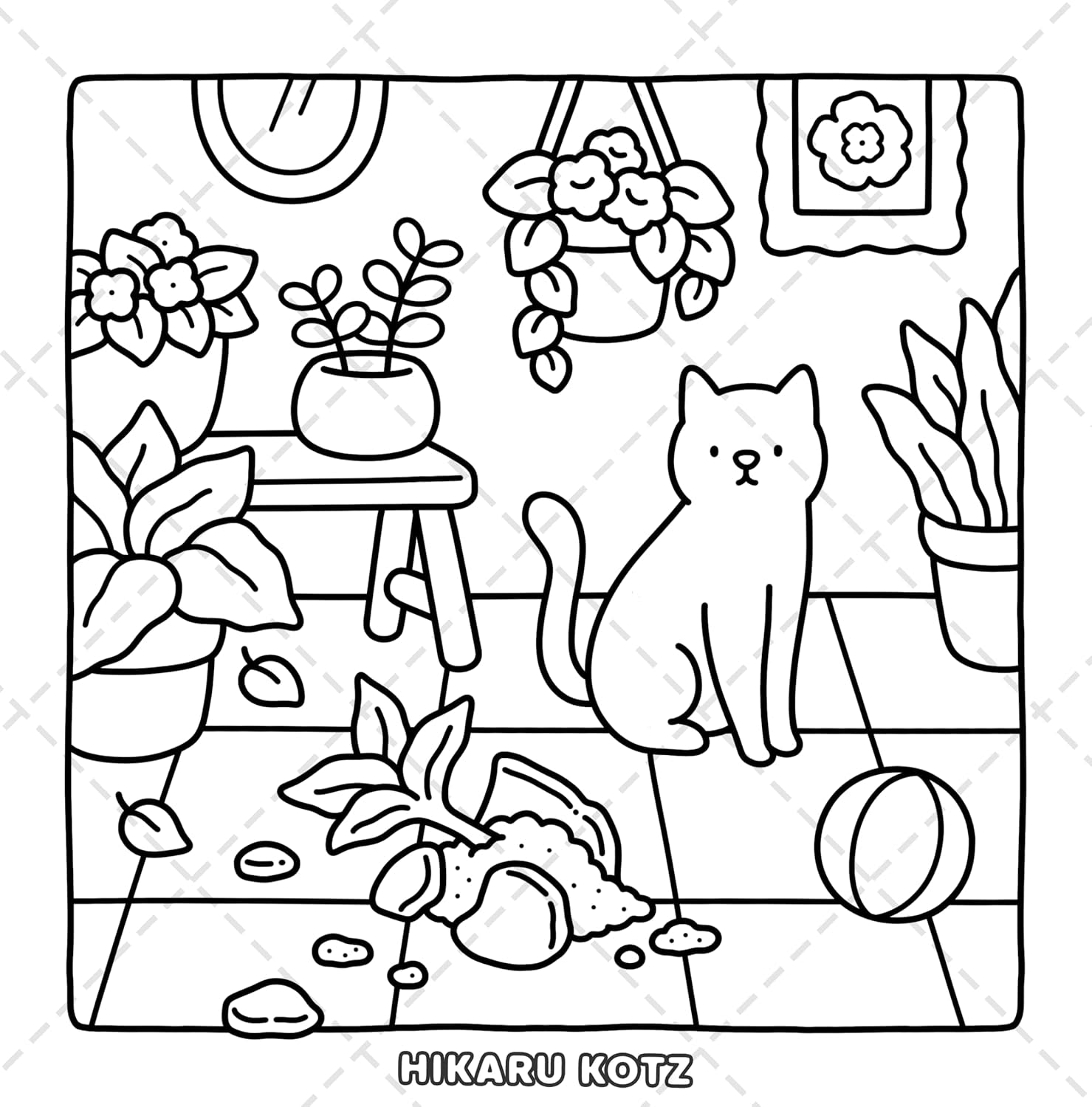 Cat Moments: Meow Life Coloring Book for Adults and Teens (Cat & Dog Coloring Book)