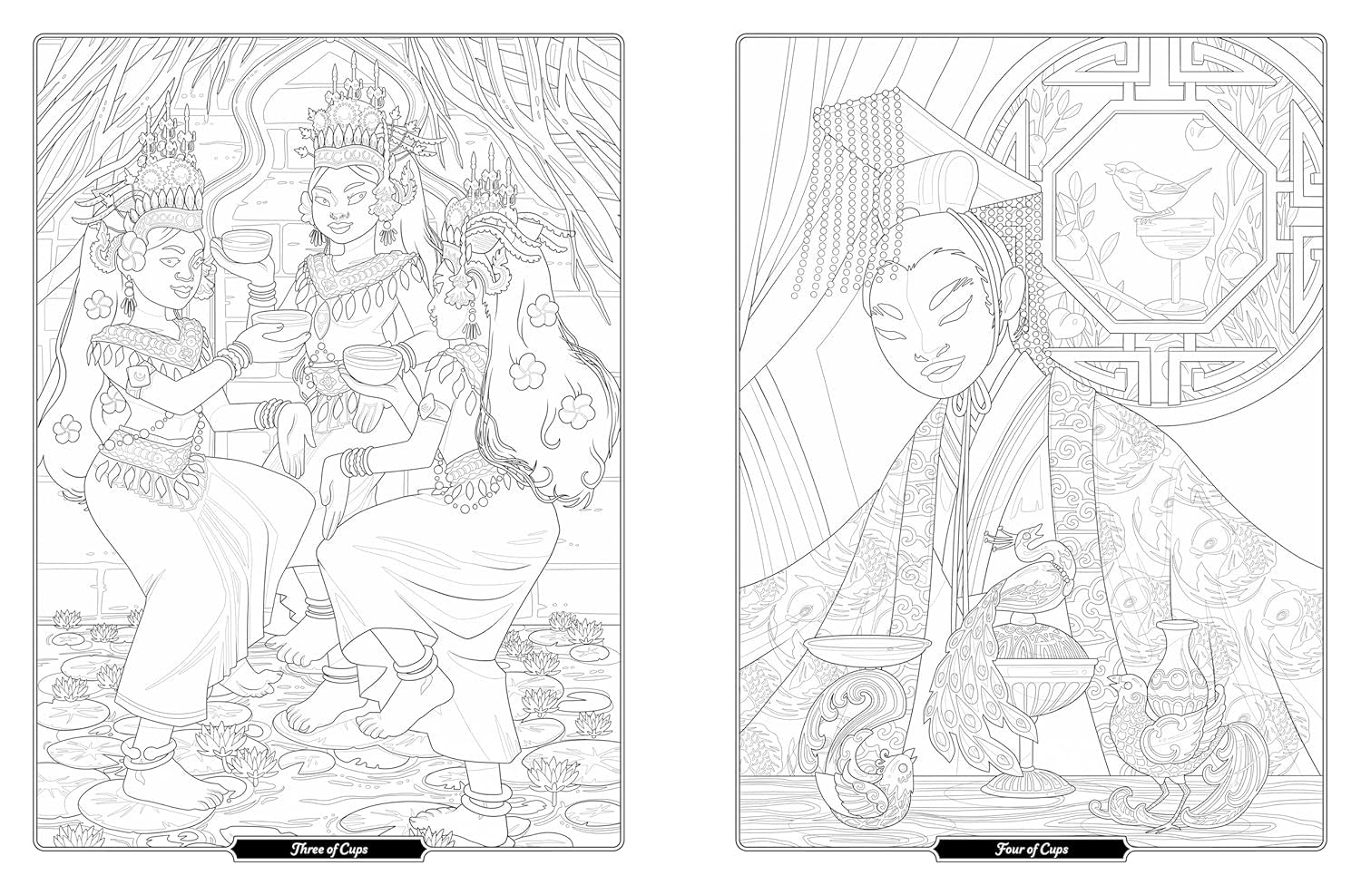 Tarot of the Divine Coloring Book: Inspired by Deities, Folklore, and Fairy Tales from around the World