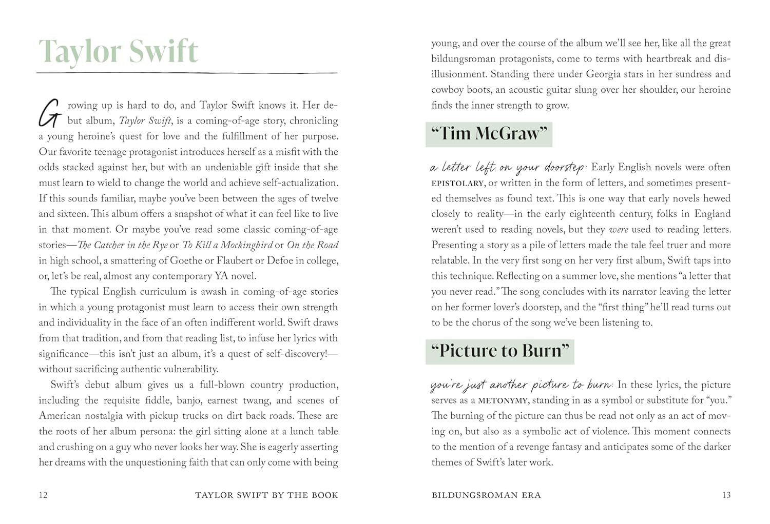 Taylor Swift by the Book: the Literature behind the Lyrics, from Fairy Tales to Tortured Poets
