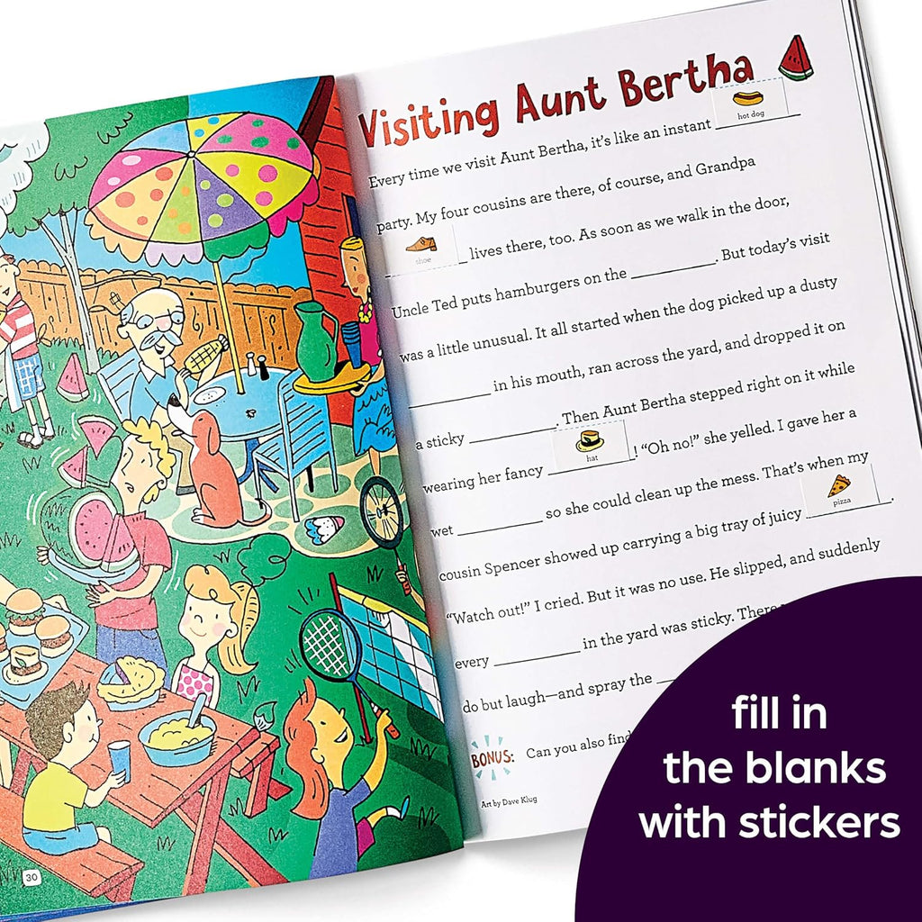 Silly Sticker Stories: Travel: Sticker Book for Kids 69 with Hidden Pictures Puzzles and Fill-In-The-Blank Stories for Road Trips, Flights and ... Hidden Pictures Silly Sticker Stories)