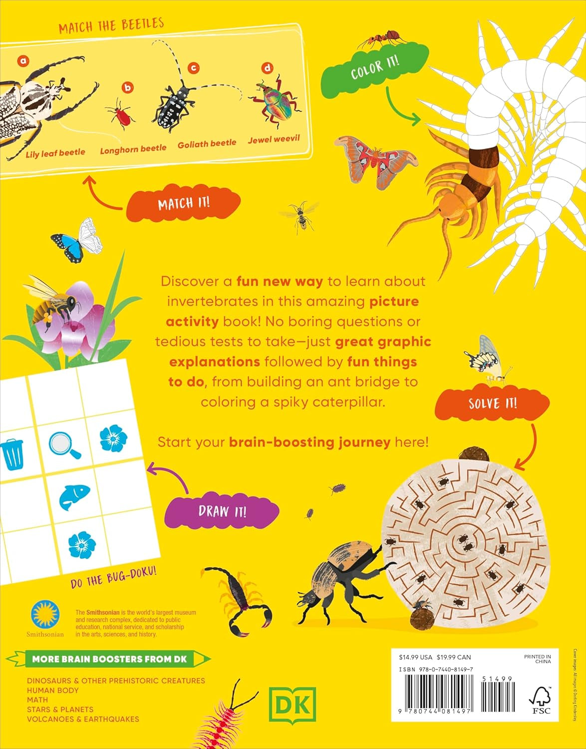 Brain Booster Bugs: over 100 Brain-Boosting Activities That Make Learning Easy and Fun (DK Brain Booster)