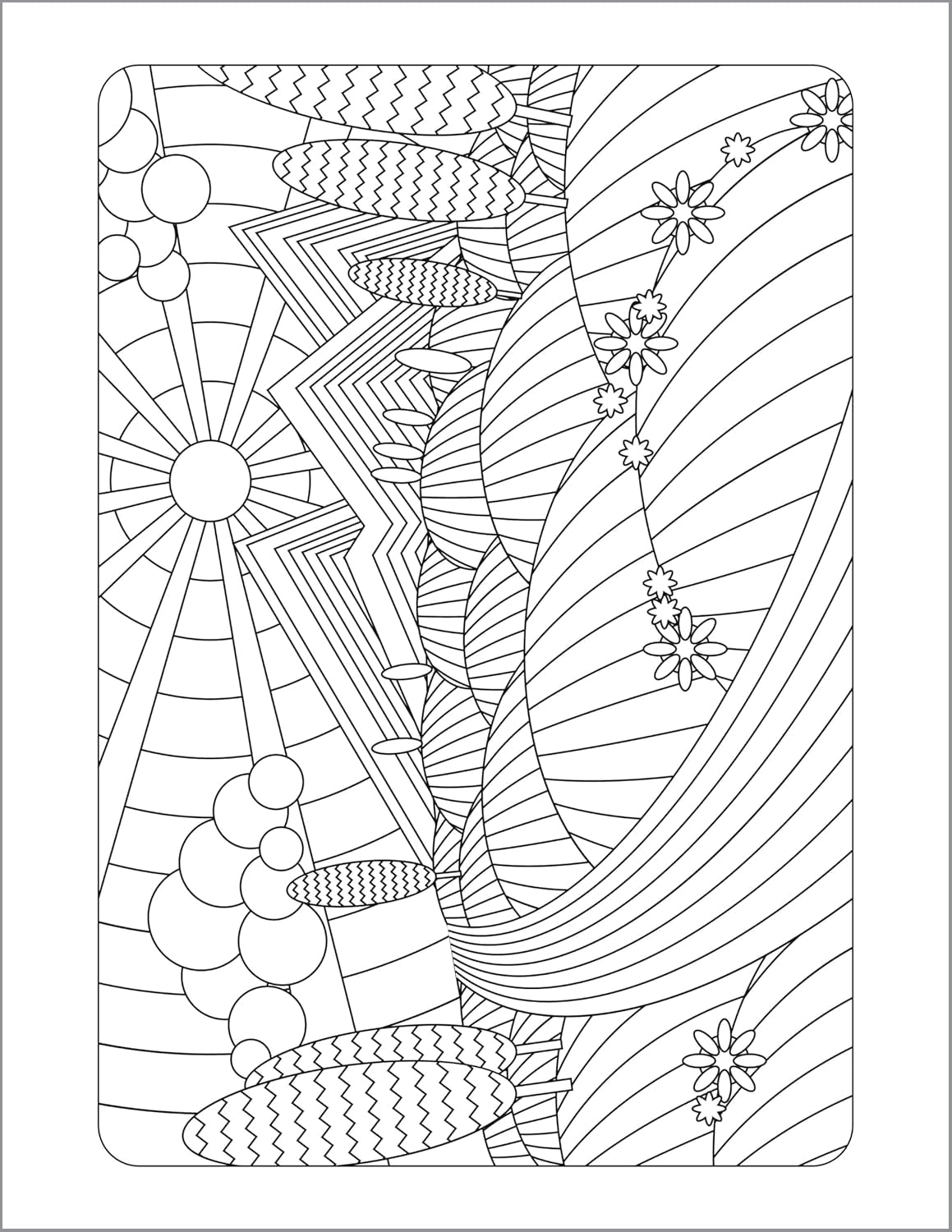 Anxiety Relief Coloring Book for Adults: Mindfulness Coloring to Soothe Anxiety